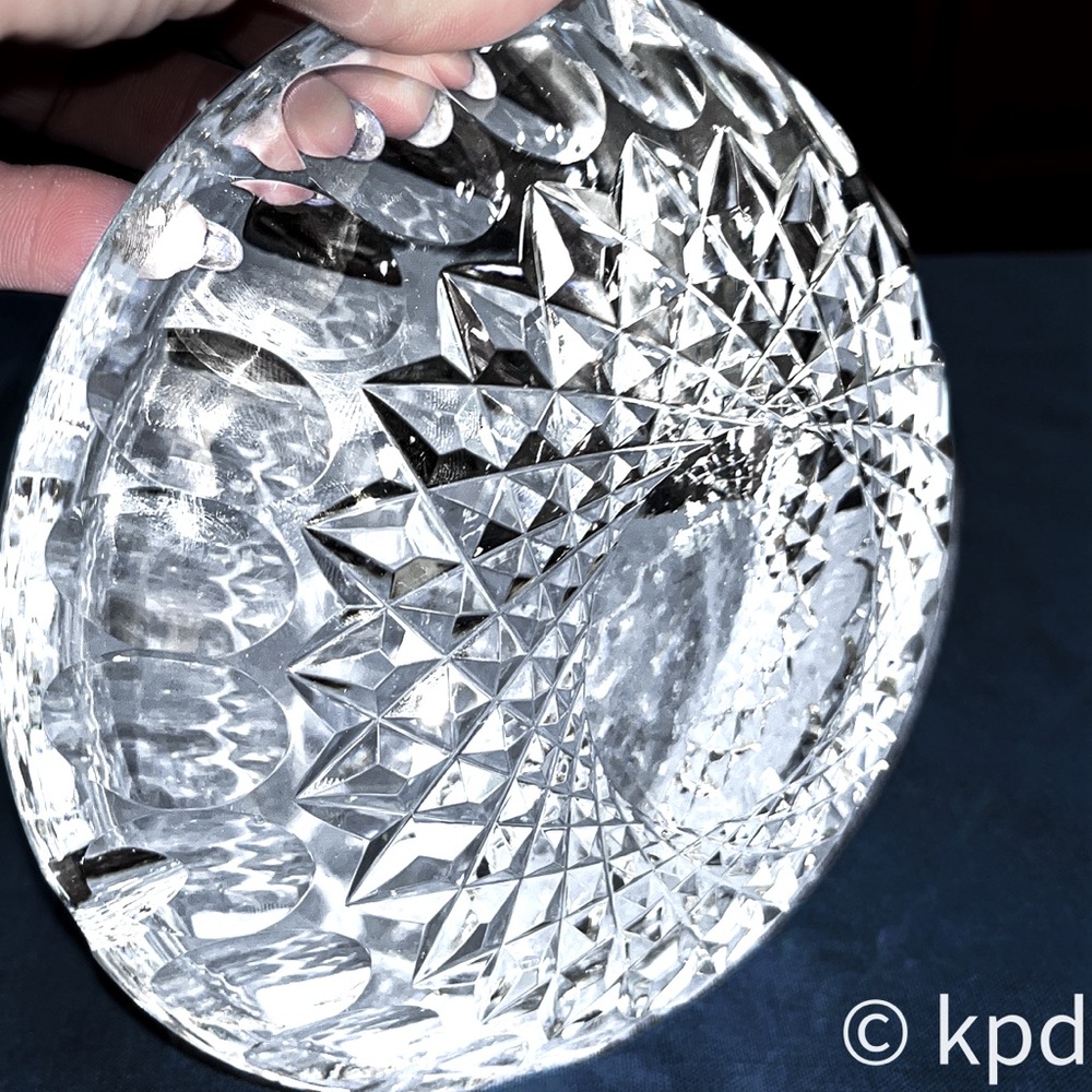 Large 7” 3 lb Waterford Crystal Ashtray - Picture 5 of 6